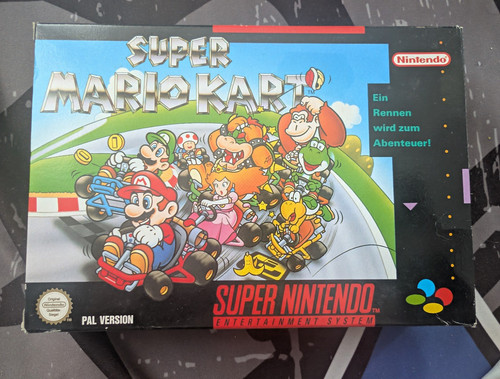 Nintendo super mario kart snes - super,
