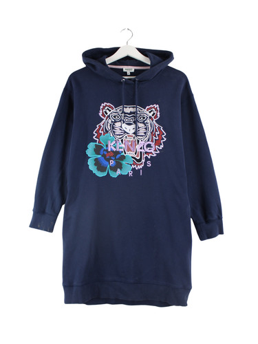 Kenzo embroidered hoodie blau - embroidered,
