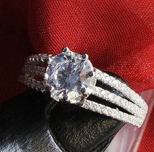 Echter 925 Silber  Ring mit