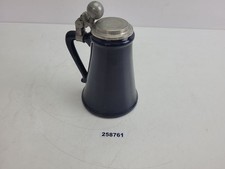 Bierkrug mit Zinndeckel Knauf