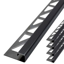 2,5m Fliesenschiene Eckprofil 8/10/12,5mm Quadratprofil Fliesenkantenschutz
