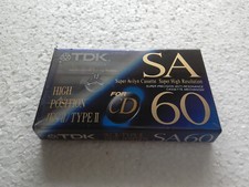 TDK SA 60 MC Kassette Tape NEU und OVP