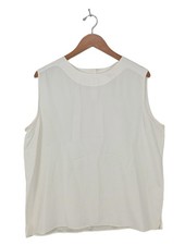 BLEYLE ärmellose Bluse Damen Bluse Gr. DE 46 wollweiß Casual-Look