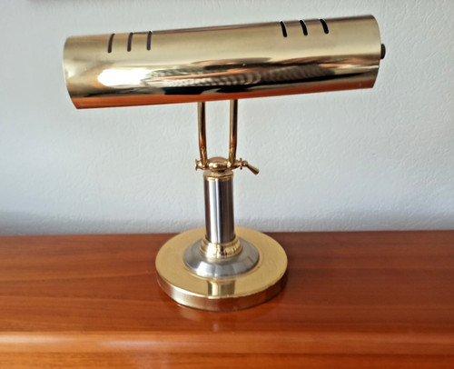 Klavierlampe messing chrom - /,