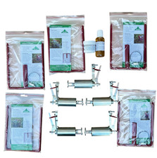 5 Stück Kieferle Wühlmausfalle Mod. W2 + 5 Halter + Lockmittel + Öl #012.102