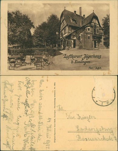 Ansichtskarte esslingen - ansichtskarte,