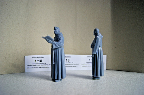 Figur mönch set aus figuren - mönch,