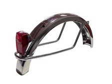 HINTERRAD KOTFLÜGEL CHROM FÜR MOPED ORIGINAL PEUGEOT 105 E 1985