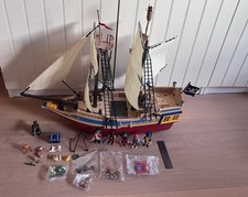 Playmobil 4290 Piratenschiff Tarnschiff mit Zubehör, OVP und Anleitung