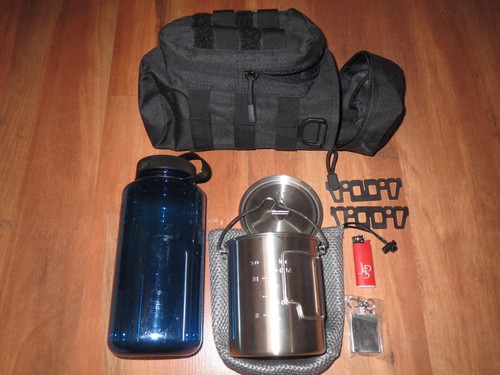 Trinkflasche outdoor edc set - trinkflasche-outdoor-edc-set, *