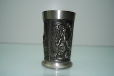 Alter Becher Wein Bier Zinn