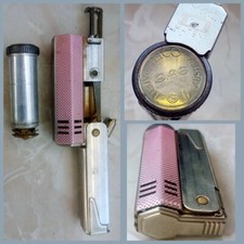 🔥 Altes IMCO Gag G11 AISTRIA PETENT Gasfeuerzeug – 63 mm – 37 g 🔥Pink