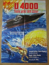 Filmposter * Kinoplakat * A1 * U 4000 - Panik unter dem Ozean * 1972