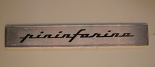  Pininfarina Logo Emblem Schriftzug Abzeichen Plakette Metall FIAT Maserati Bast