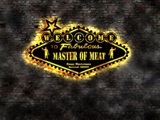 LED Schild Metzger Metzgerei