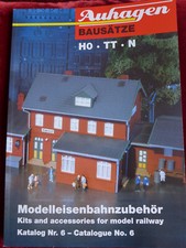 Auhagen Katalog Nr.6, Modellbahnzubehör, Bausätze H0, TT, N, Topzustand, neuwert
