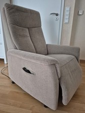 Hukla Seniorensessel mit Aufstehfunktion Stoff Beige