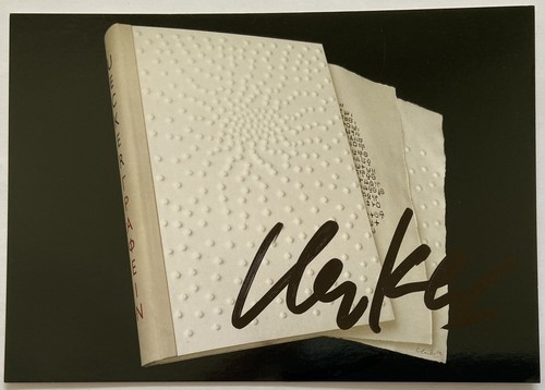 Günther uecker signiert karte - uecker,