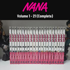 NANA (Vol. 1-21) Manga Komplettsatz Full/Loose English Version Comic Book Series