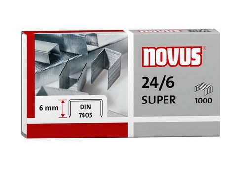 1000 novus heftklammern 6 - heftklammern, 24/6