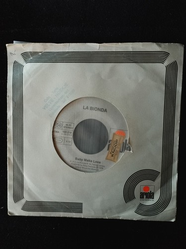 Schallplatte single la - schallplatte:,