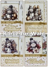 3D Weihnachtskarte, Frohe