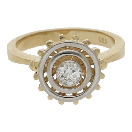 Solitär brillant ring - solitär, 0,20