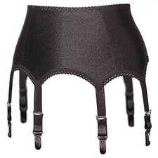 Strapsgürtel schwarz 6 Riemen