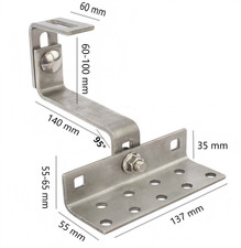 Dachhaken 3-fach verstellbar