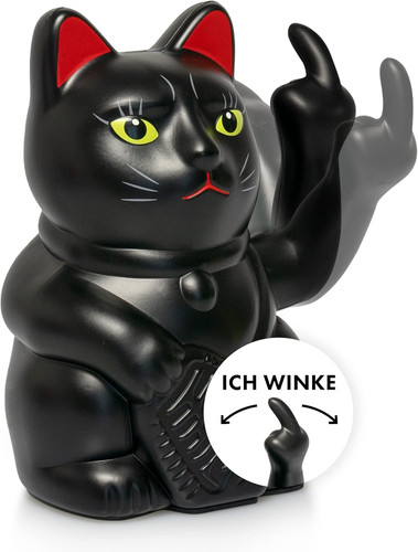 Angry cat winkekatze lucky - -,