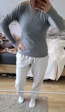Amisu  Strickpullover Gr. S/M Grau Pullover