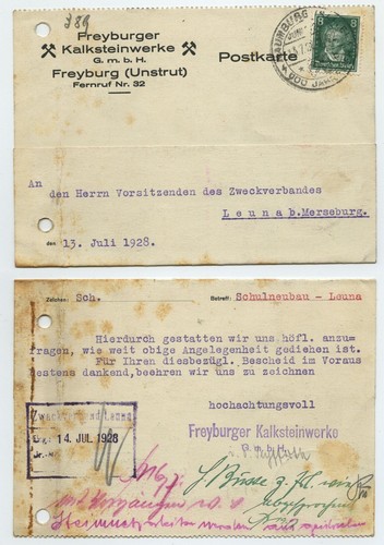 113057 postkarte freyburger - -,