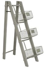 praktisches Standregal Korbregal Vorratsregal Metallständer mit 3 Metallkörben