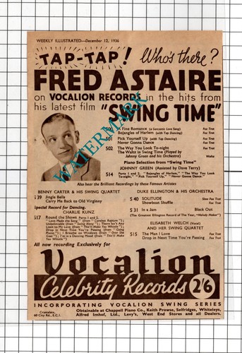 Fred astaire vocalion - fred,