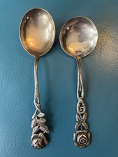 Alte Löffel Sahnelöffel Hildesheimer Rose Antiko 100