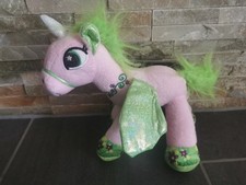 Kuscheltier Einhorn rosa grün