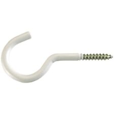 2 Stück Wäscheleinenhaken Schraubhaken Schrauben  4,8 x 65 mm  mit Holzgewinde