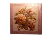 Keilrahmen Bild ca. 20 x 20 cm , Serviettentechnik 3 dimensional, Deko, Geschenk