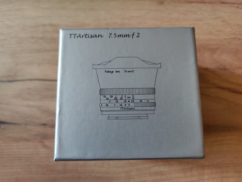 Ttartisan 5mm 0 fisheye - 7,5mm, f2,0
