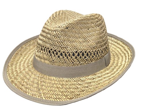 Herren strohhut mit - herren-strohhut,