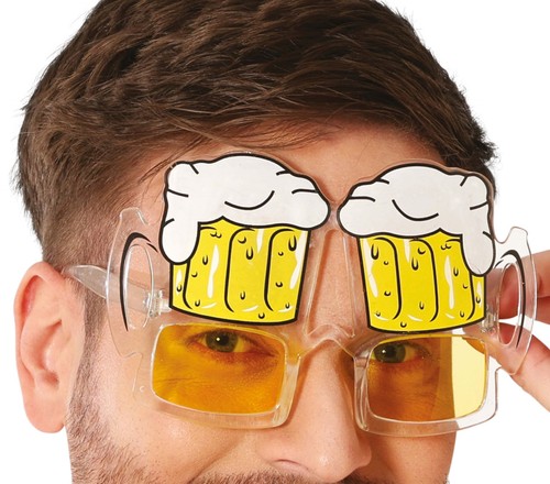 Bier brille bierkrug kostüm - brille,