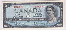 Kanada 5 Dollar 1954