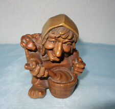 Anri - Gnom,kleinen Leute,  Woodies - Die Zauberin- Gnome Wood Carving - XXL