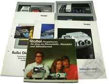 Lot Prospekt leaflet Rollei