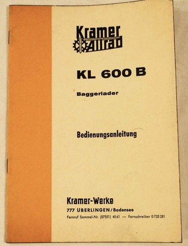Kramer allrad kl600b - kramer,