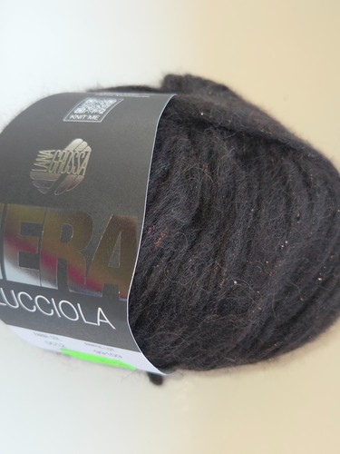 Lana grossa nera luciola 012 - lana,