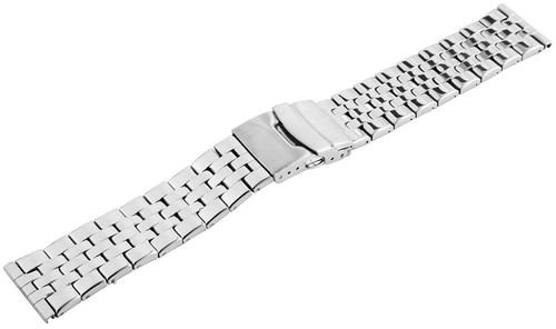 Uhrenarmband edelstahl 24mm - edelstahl,