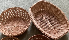 2 Vintage kleine geflochtene