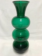 DESIGN GLASVASE GRÜN, VINTAGE