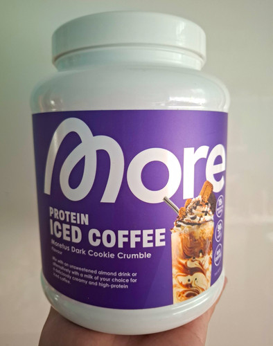 More protein iced coffee - iced,